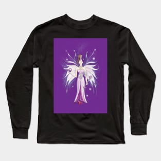 Angel Yasmine - Reiki Fortune Angel - Illustration by Benita Jayne Long Sleeve T-Shirt